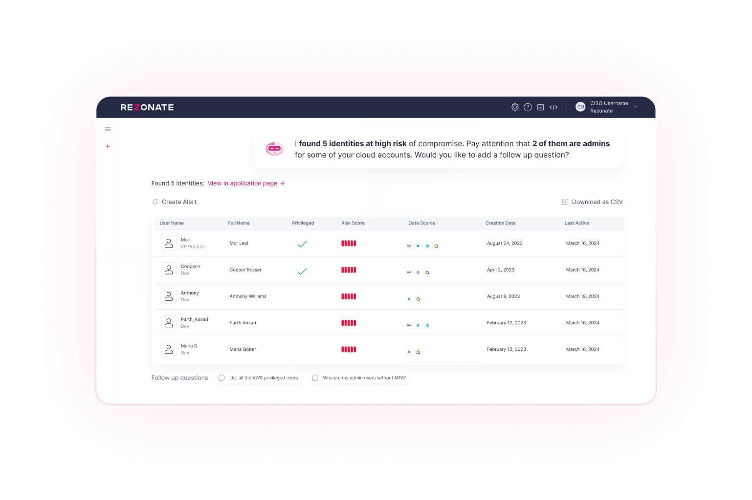 Zoe shares real-time insights to accelerate risk mitigation